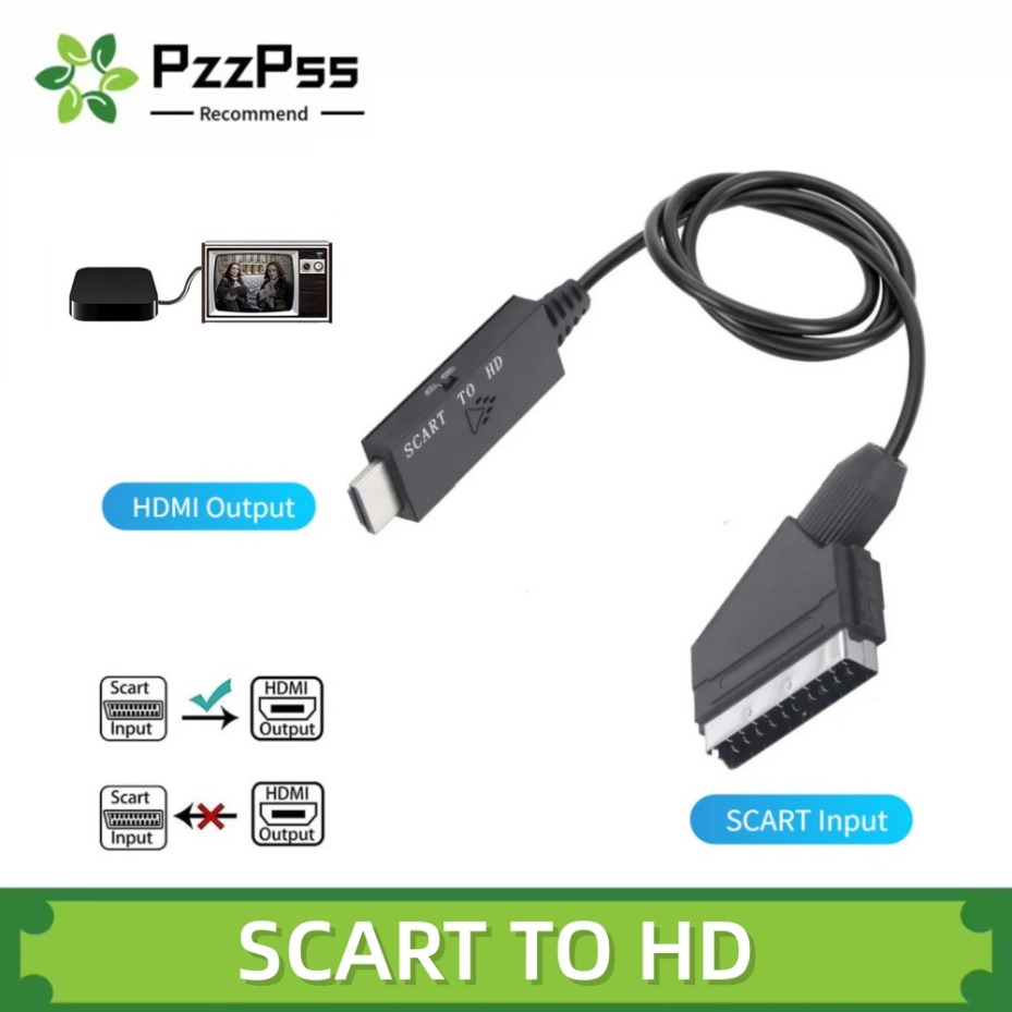 Scart To Hdmi - 1M Scart naar HDMI converter, Scart